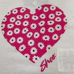 Shoe T-Shirt Girocollo Tinta Unita con Stampa per Neonata TEDDYB0404 BIANC SHOE 