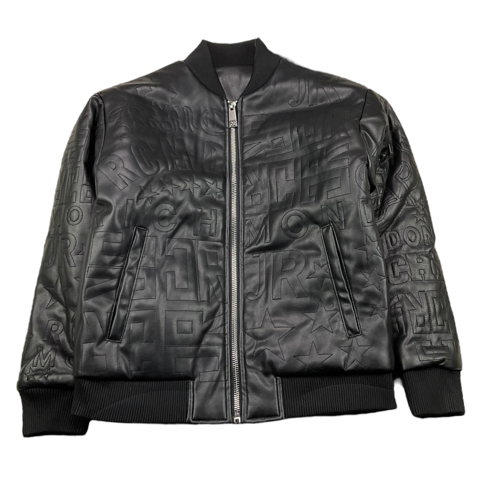 JOHN RICHMOND giubbino tinta unita con ricami logo Nero per Bambino RBA25213GB NERO JOHN RICHMOND 