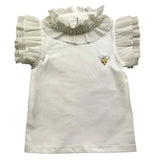 ANGEL'S FACE t-shirt girocollo tinta unita con perle Bianco per Bambina PEARLEE BIANCO ANGEL'S FACE 