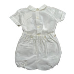Pontoporponto Completo 3 Pezzi Camicia-Bermuda-Papillions per Neonato 5794 BIANCO/BEIGE PONTOPORPONTO 