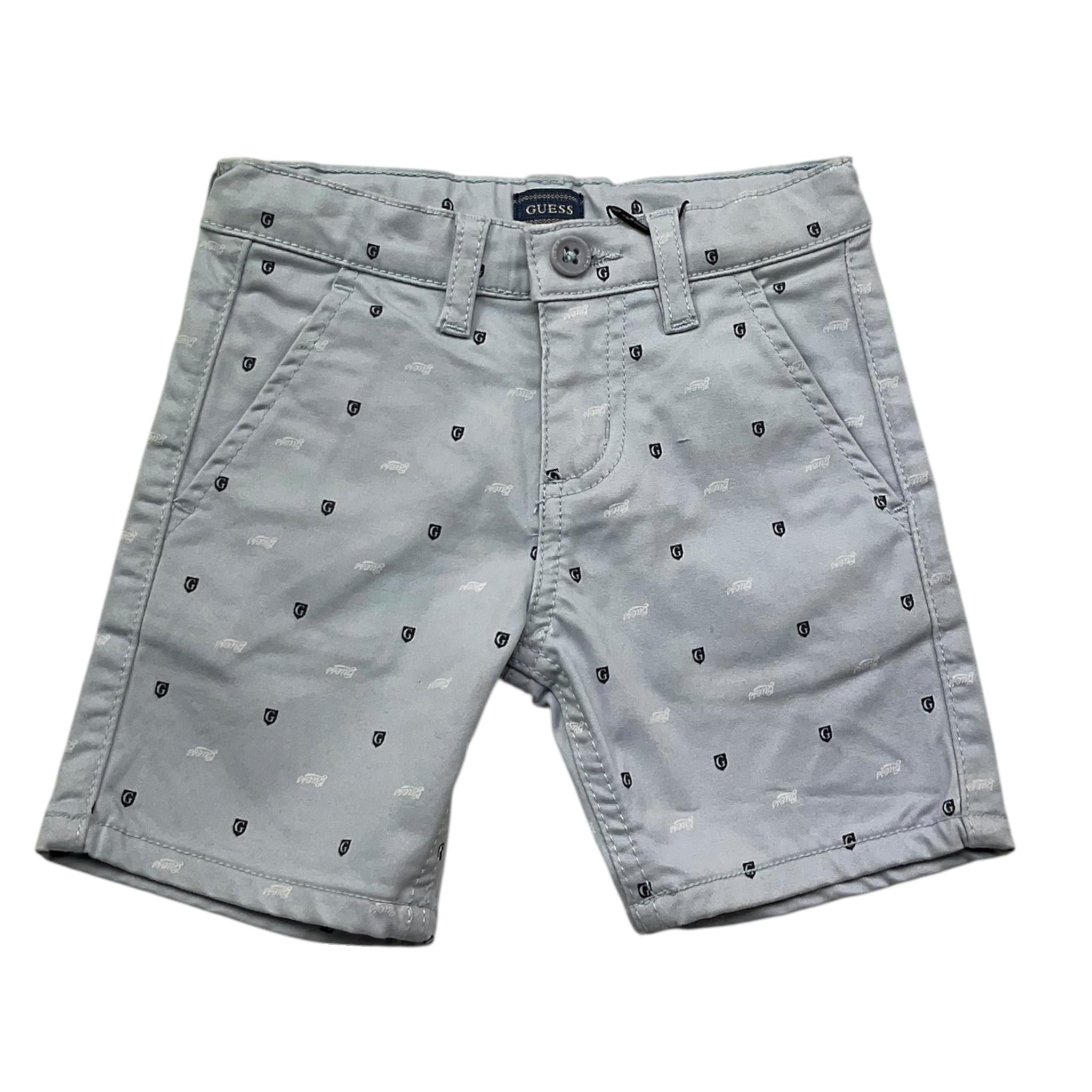 Guess Bermuda Tinta Unita con Girovita Regolabile per Bambino N5RD04WFPMA AZZURRO GUESS 