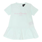 John Richmond Abito tinta unita con Stampa Verde Acqua per Bambina RIP25005VEJXXX VERDE ACQUA JOHN RICHMOND 