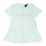 John Richmond Abito tinta unita con Stampa Verde Acqua per Bambina RIP25005VEJXXX VERDE ACQUA JOHN RICHMOND 