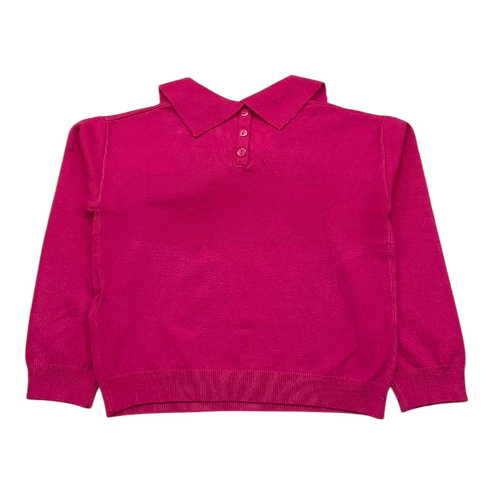 U+è BY MISS GRANT maglia tinta unita con colletto Fuxia per UE1047N FUXIA U+è BY MISS GRANT 