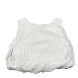Please Top Tinta Unita con Elastico per Bambina CC05360G73 BIANCO PLEASE 