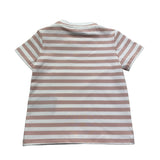 Trussardi T-Shirt Fantasia A Righe per Neonata TIP26121TS BIANCO/ROSA TRUSSARDI 