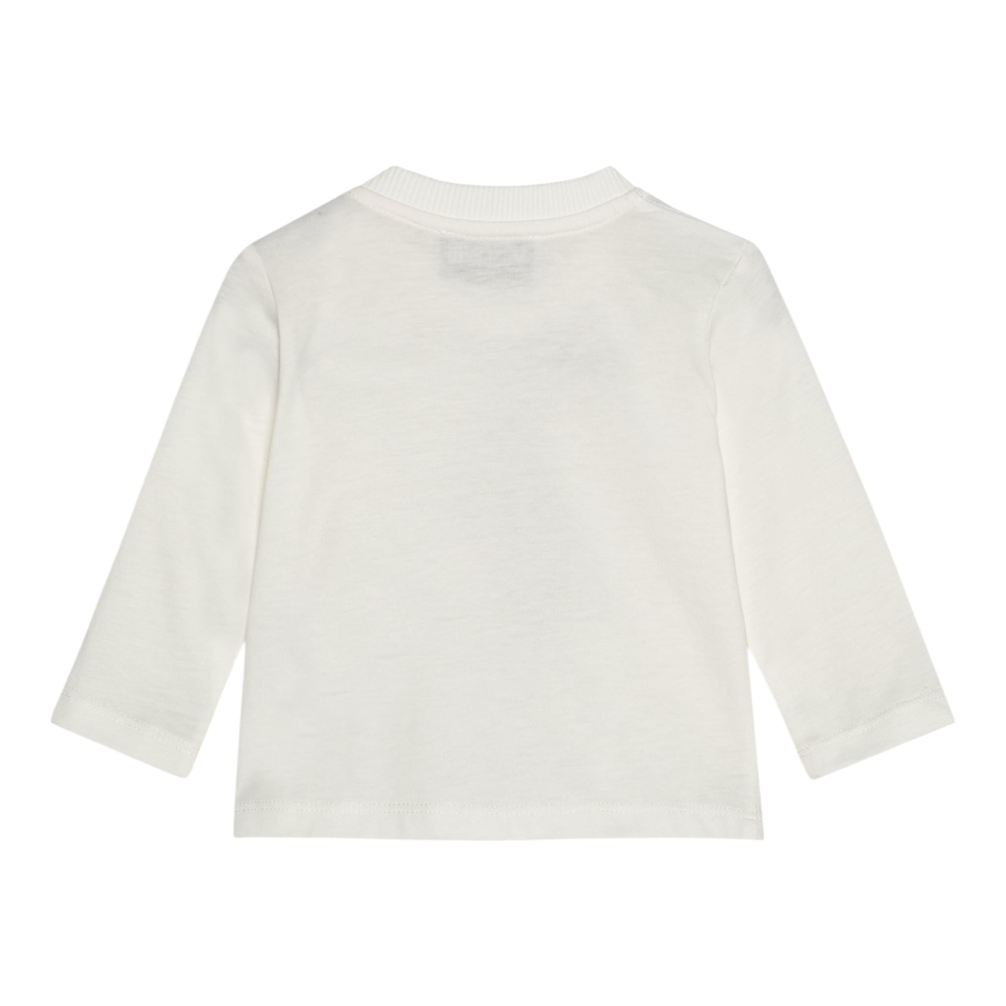 MOSCHINO shirt girocollo tinta unita con stampa cravatta  Bianco per Neonato MQ00R BIANCO MOSCHINO 