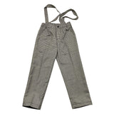 MICHAEL COAL pantalone tinta unita con elastico in vita Bianco/nero per Bambino LITJHN3081F24 BIANCO/NERO MICHAEL COAL 
