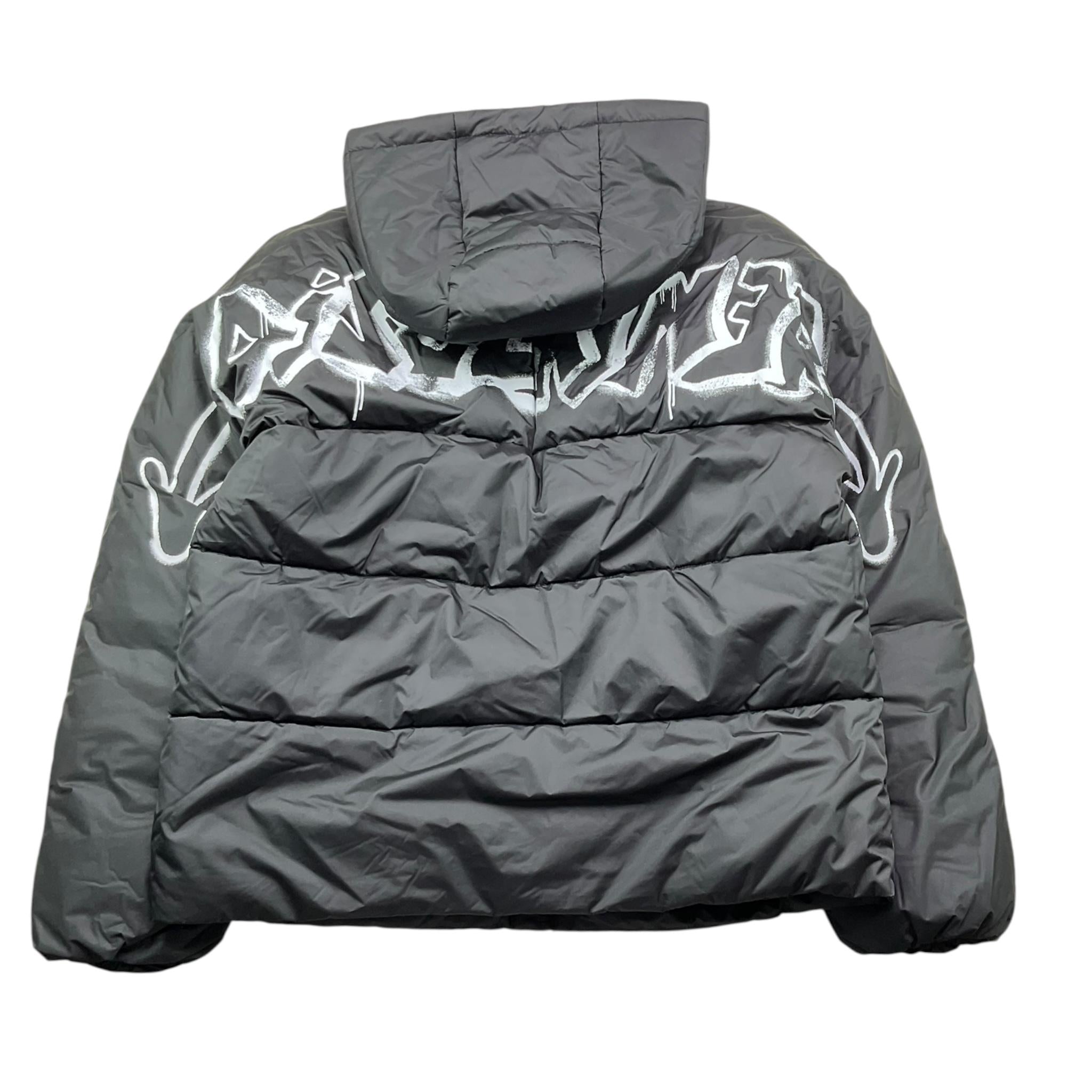 DISCLAIMER giubbino tinta unita con cappuccio e logo Nero per Bambino 24IDK58210X NERO DISCLAIMER 