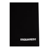 Dsquared2 Bermuda In Tuta Tinta Unita con Stampa per Bambino DQ2738X NERO DSQUARED2 