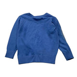 Never Too Cardigan Tinta Unita Con Bottoni Cobalto Per Neonato