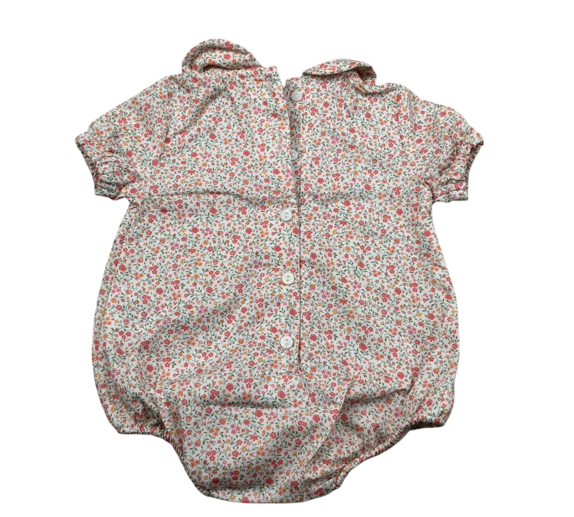 Wedoble Pagliaccetto Meza Manica Fantaisa Floreale per Neonata V2506716A BIANCO WEDOBLE 