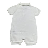 Wedoble Pagliaccetto Mezza Manica Tinta Unita per Neonato V2404305D BIANCO WEDOBLE 