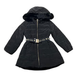 ABEL & LULA giubbino tinta unita con zip e cappuccio Nero per Bambina 5839XX NERO ABEL & LULA 