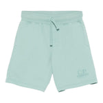 C.P. Company Bermuda In Felpa Tinta Unita per Bambino CUQ00C VERDE C.P. COMPANY 