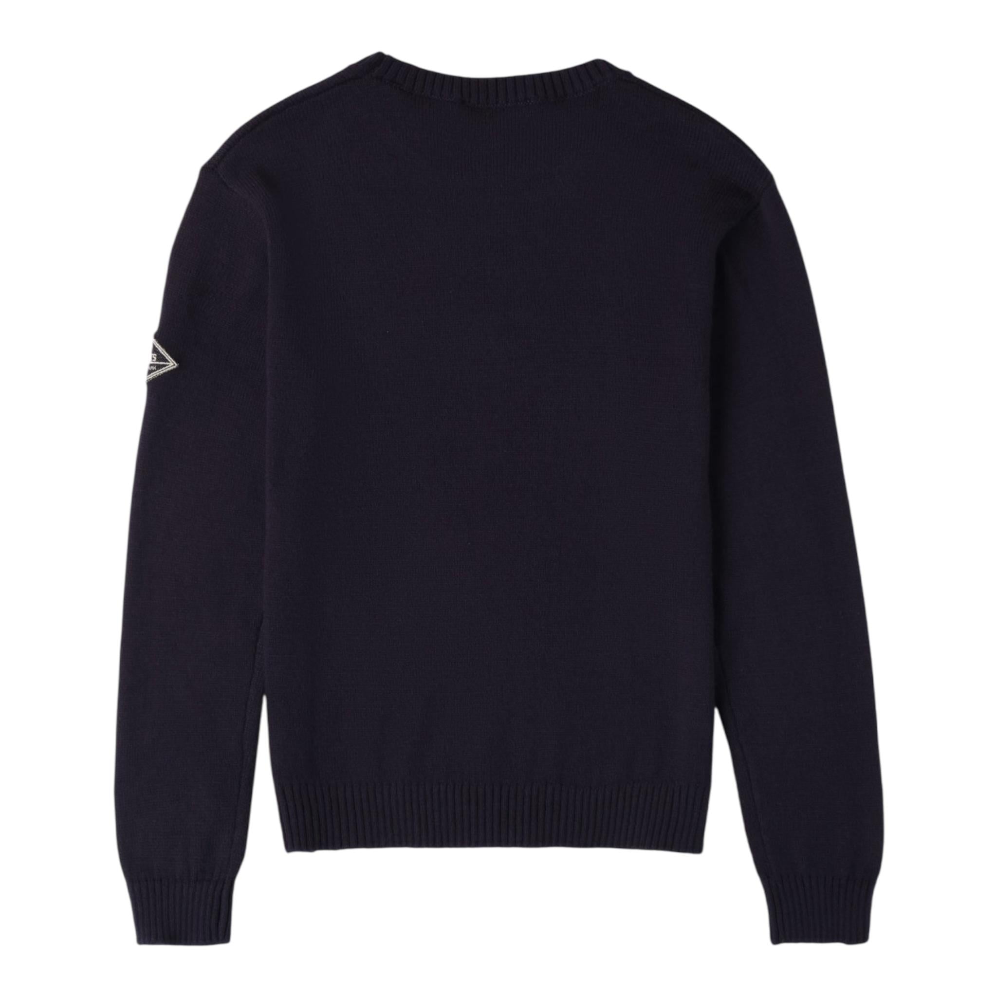 ROY ROGER'S maglia girocollo tinta unita con logo Blu per Bambino RA103 BLU ROY ROGER'S 