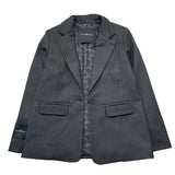 John Richmond Giacca Tinta Unita Monopetto per Bambino RBP26075GC NERO JOHN RICHMOND 