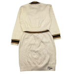 HATE LOVE completo 2 pezzi maglia-gonna tinta unita  Panna per Bambina OJSW00240 PANNA HATE LOVE 