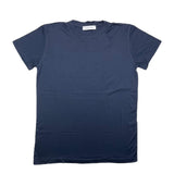 Brian Rush T-Shirt Girocollo Tinta Unita Blu Per Bambino