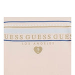 Guess T-Shirt Girocollo Tinta Unita con Stampa per Bambina K5GI00K6YW4 ROSA GUESS 