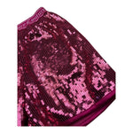 Juicy Couture Short Tinta Unita con Paillettes per Bambina JBX6704 FUXIA JUICY COUTURE 