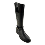 BALMAIN stivale modello alto tinta unita con logo Nero per Bambina BV0A76 NERO BALMAIN 