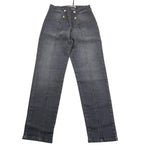 GAELLE jeans tinta unita con girovita regolabile Nero per Bambina 2741PD0906 NERO GAELLE 