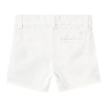 Mayoral Bermuda Tinta Unita con Girovita Regolabile per Neonato 2077 BIANCO MAYORAL 