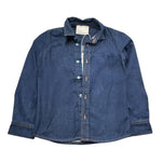Trussardi Camicia In Denim Tinta Unita con Bottoni per Bambino TBP26105CA BLU TRUSSARDI 