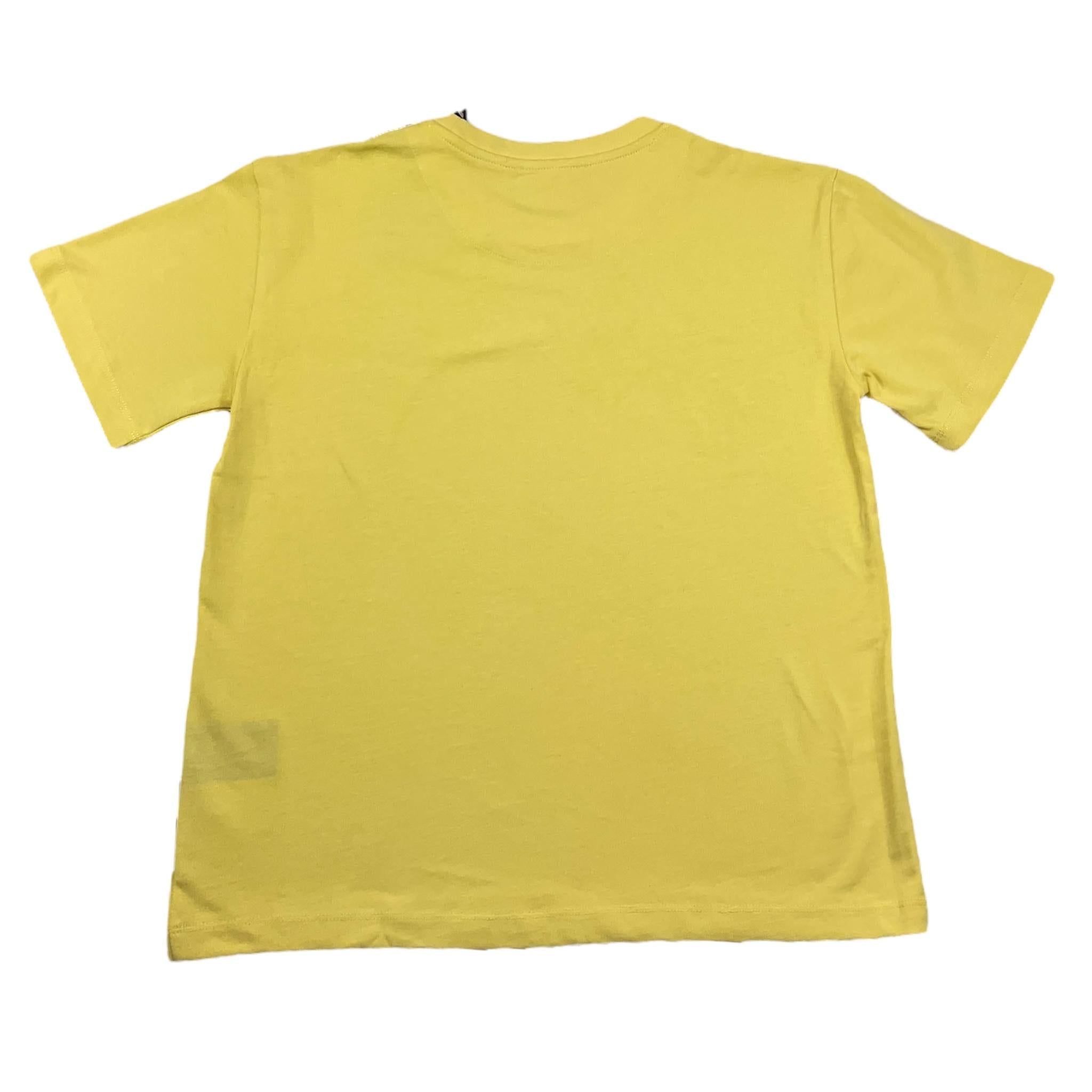 JOHN RICHMOND t-shirt girocollo tinta unita con stampa logo Giallo per Bambina RGA25008TS GIALLO JOHN RICHMOND 