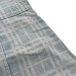 Burberry Abito In Denim Tinta Unita con Fantasia per Bambina 8072981 AZZURRO BURBERRY 