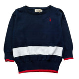 Trussardi Maglia Girocollo Tinta Unita per Neonato TIP26099MA BLU TRUSSARDI 