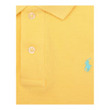 RALPH LAUREN polo manica lunga tinta unita con logo Giallo per Bambino 322703632062 GIALLO RALPH LAUREN 