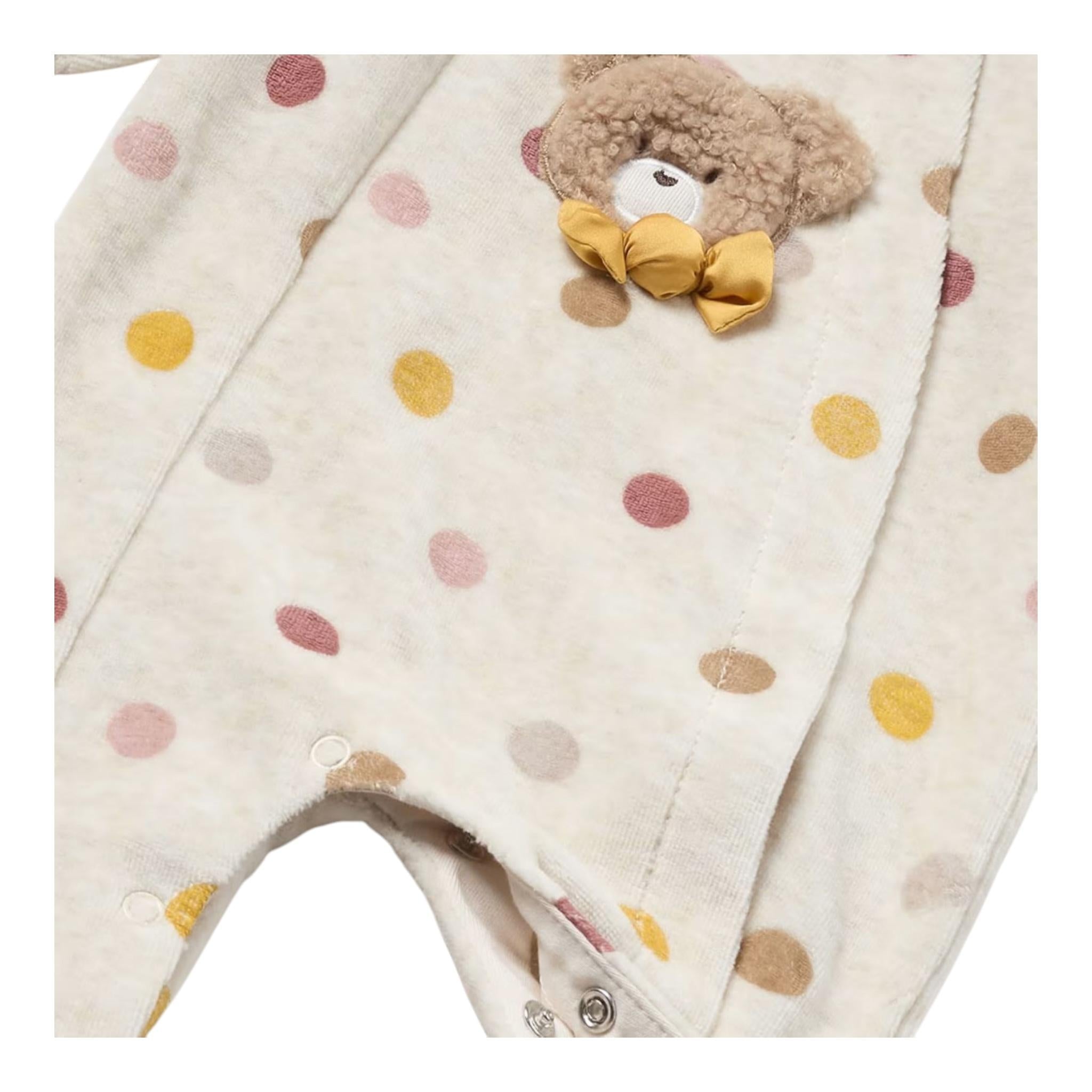 MAYORAL tutina manica lunga in ciniglia Beige per Neonato 2779 BEIGE MAYORAL 