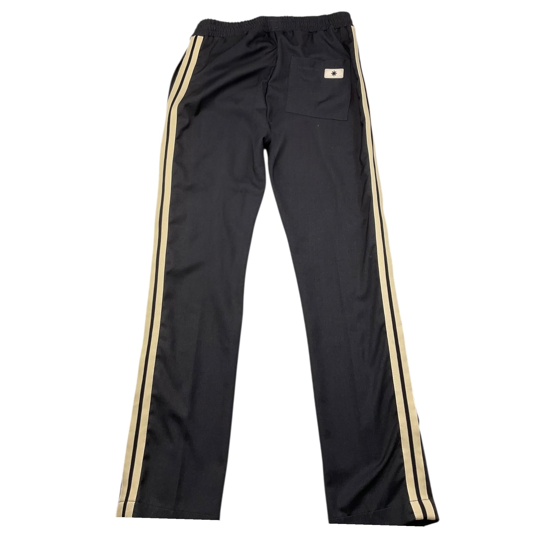 MANUEL RITZ pantalone tinta unita con elastico in vita e profili in contrasto Grigio per Bambino MR1923 GRIGIO MANUEL RITZ 