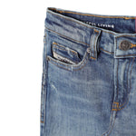 Diesel Jeans Tinta Unita con Girovita Regolabile per Bambino J00809X AZZURRO DIESEL 