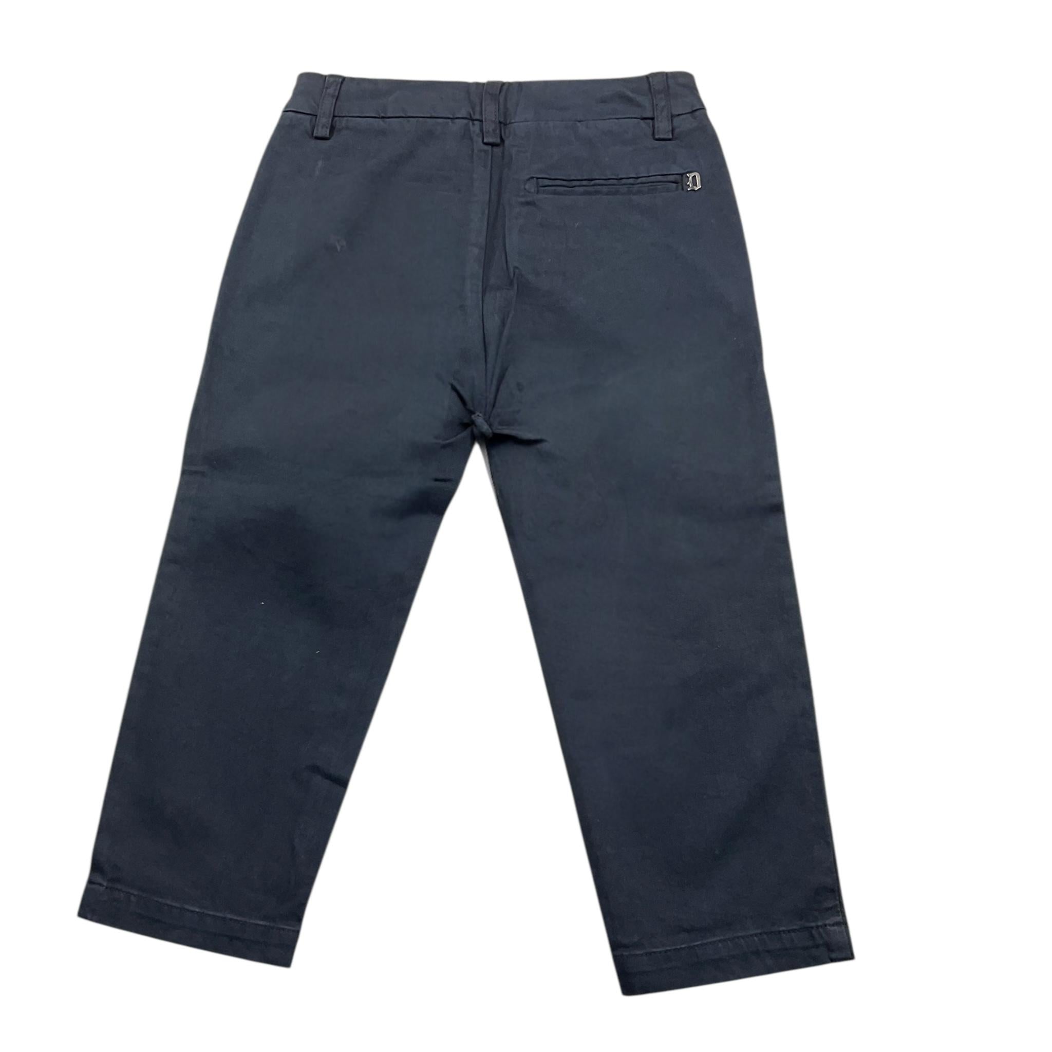 DONDUP pantalone tinta unita con girovita regolabile Blu per Bambino DMPA002 BLU DONDUP 