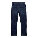 DIESEL jeans tinta unita con strappi Blu per Bambino J01540 BLU DIESEL 