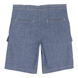 Trussardi Bermuda In Deim tinta unita Blu per Bambino TBP25160BEX BLU TRUSSARDI 