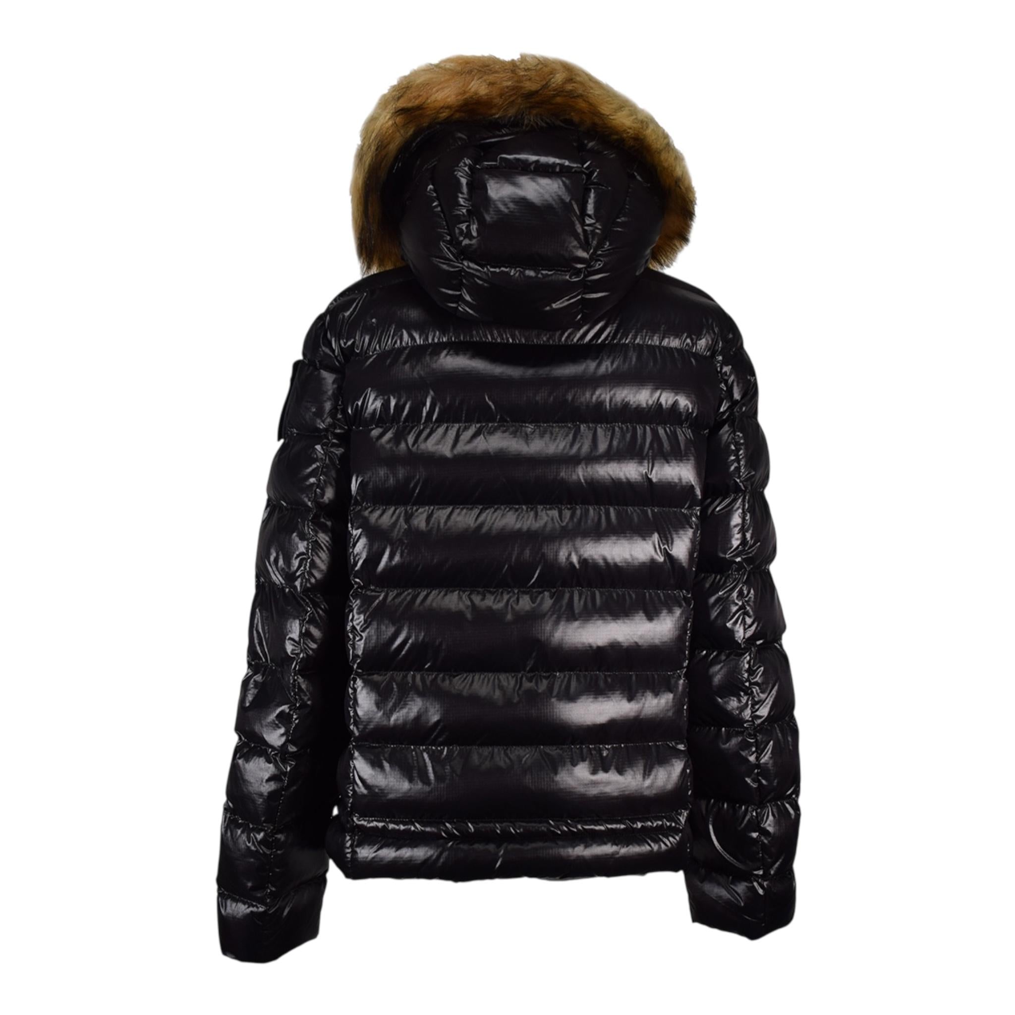 BLAUER giubbino tinta unita con cappuccio e logo brillantinato e interno beige Nero per Bambina 24WBLG03075 NERO BLAUER 