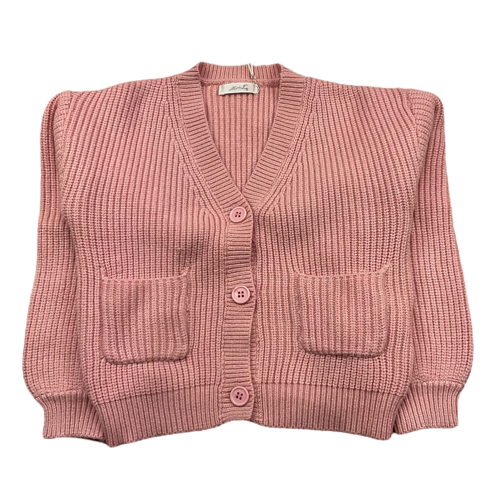 U+è BY MISS GRANT cardigan scollo a tinta unita Rosa per Bambina UE1420 ROSA U+è BY MISS GRANT 