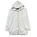 John Richmond Felpa con Zip E Cappuccio Tinta Unita per Bambino RGP26001FE BIANCO JOHN RICHMOND 