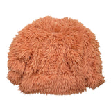 CAFFE' D'ORZO maglia tinta unita girocollo in peluche Salmone per Bambina ZV4A20 SALMONE CAFFE' D'ORZO 