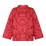 ETRO maglia tinta unita mezzo collo con fantasia Rosso per Bambina GV2A77X ROSSO ETRO 