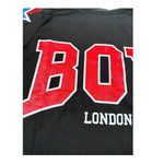 Boy London T-Shirt Girocollo tinta unita con Stampa Nero per Bambino TSBL2157J NERO BOY LONDON 