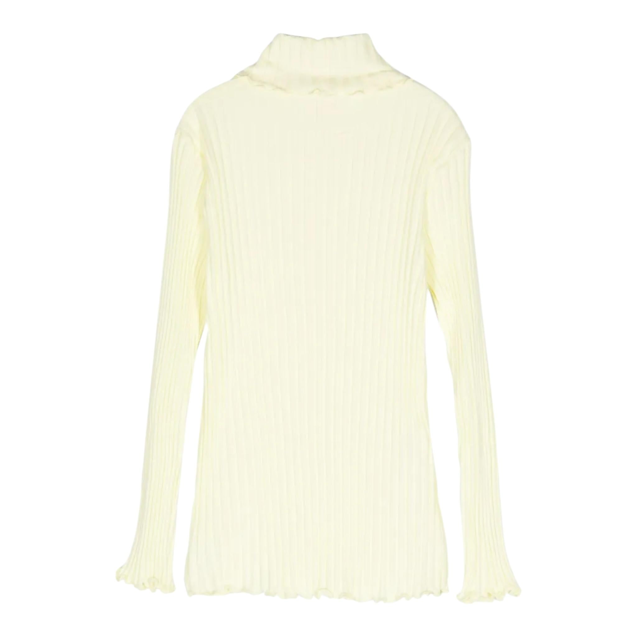 IL GUFO shirt tinta unita con collo alto Giallo per Bambina A24TA061M7004 GIALLO IL GUFO 