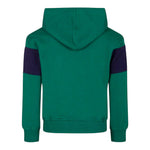 MOSCHINO felpa tinta unita con stampa e cappuccio Verde per Bambino HUF08G VERDE MOSCHINO 