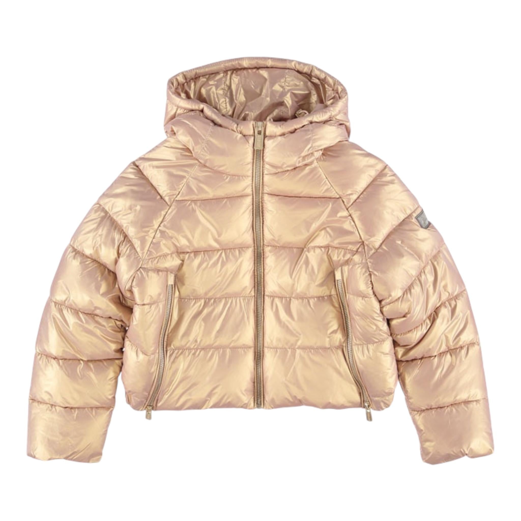 YES ZEE giubbino tinta unita con zip e cappuccio Rosa per Bambina 3768 ROSA YES ZEE 