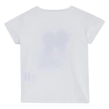 Liu Jo T-Shirt Tinta Unita Girocollo con Stampa per Bambina KA5039XXX BIANCO LIU JO 