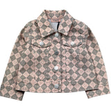 Trussardi Giubbino Fantasia Rombi Bicolore per Bambina TGP26052GC ROSA TRUSSARDI 